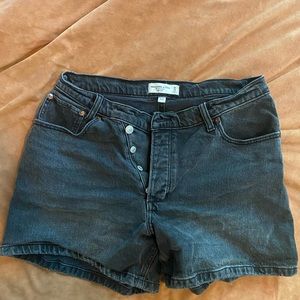 A&F Curve Love High Rise Dad Shorts